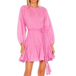 RHODE Ella Dress in Bubblegum Pink